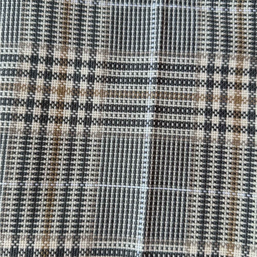 Plaid Print Wide Leg Pants - Picture 4 of 4